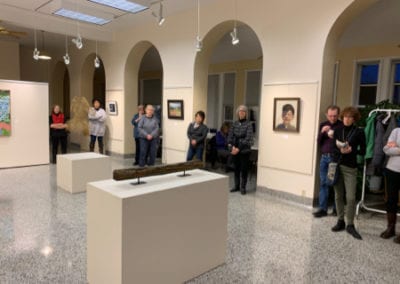 LRAC visitors in gallery 2