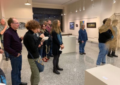 LRAC visitors in gallery 3